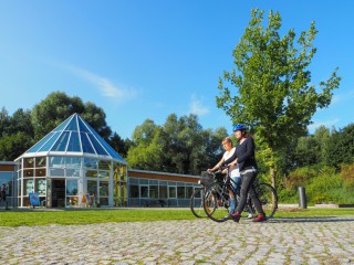 Fahrradverleih und Ladestation im NaturParkZentrum am Wildgehege Glauer Tal