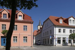 Historischer Stadtkern Beelitz mit Blick zur Kirche, Fotorechte: Henry Mundt
