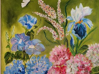 Landschaften, Blumen und Meer