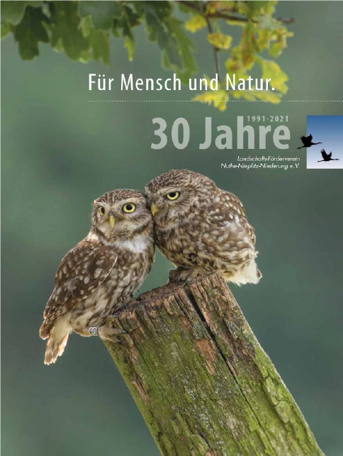 Titelblatt der Chronik "30 Jahre - Für Mensch und Natur"